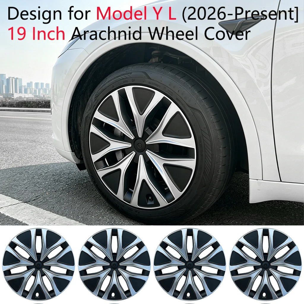 4PCS for Model YL 2026-Present 19 Inch Style Hubcap Replacement Wheel Cap Accessories for Tesla Full edge wrapping
4PCS for Model YL 2026-Present 19 Inch Style Hubcap Replacement Wheel Cap Accessories for Tesla Full edge wrapping