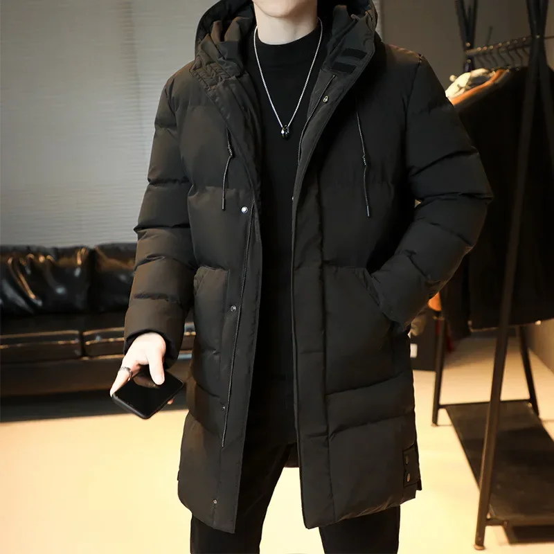 Ветрозащитные парки с капюшоном, мужская длинная куртка с подкладкой, новые мужские повседневные парки в корейском стиле, мужская ветровка, уличная зимняя куртка
Ветрозащитные парки с капюшоном, мужская длинная куртка с подкладкой, новые мужские повседневные парки в корейском стиле, мужская ветровка, уличная зимняя куртка