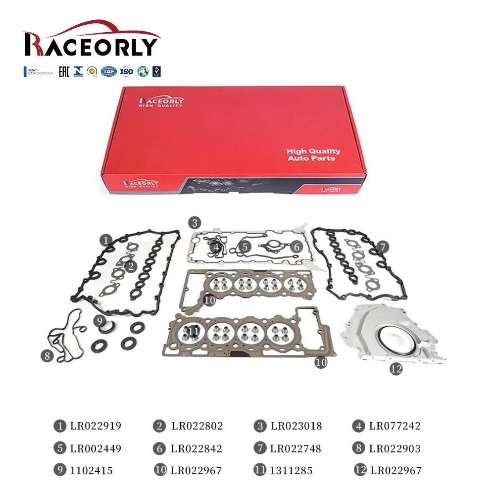RACEORLY Engine Rebuild Gasket Set for Range Rover 10-12 4.4 Diesel TDV8 448DT
RACEORLY Engine Rebuild Gasket Set for Range Rover 10-12 4.4 Diesel TDV8 448DT