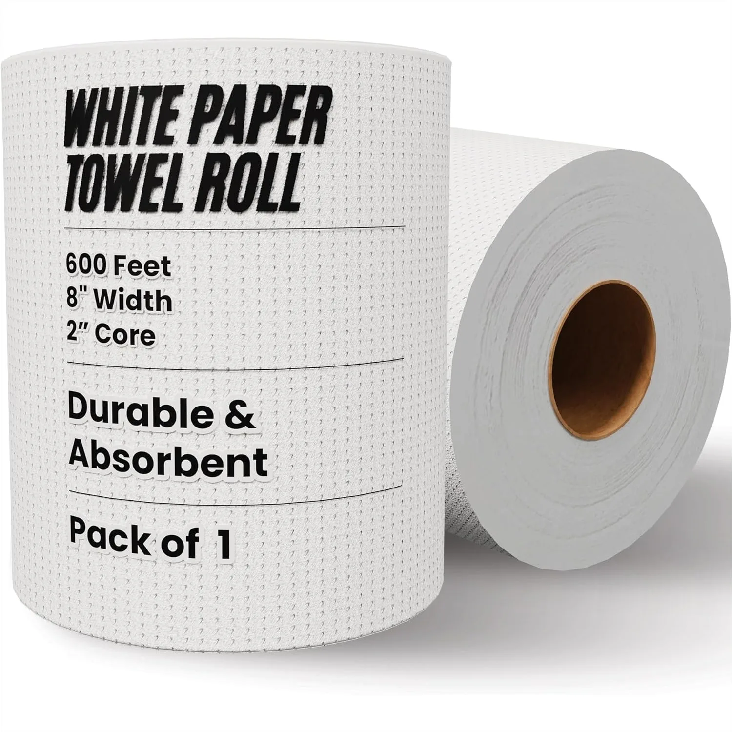Paper Towel Roll 600' x 1 Roll Long 8" Wide 1 Ply Hardwound High Absorbency for Commercial Washroom
Paper Towel Roll 600' x 1 Roll Long 8" Wide 1 Ply Hardwound High Absorbency for Commercial Washroom