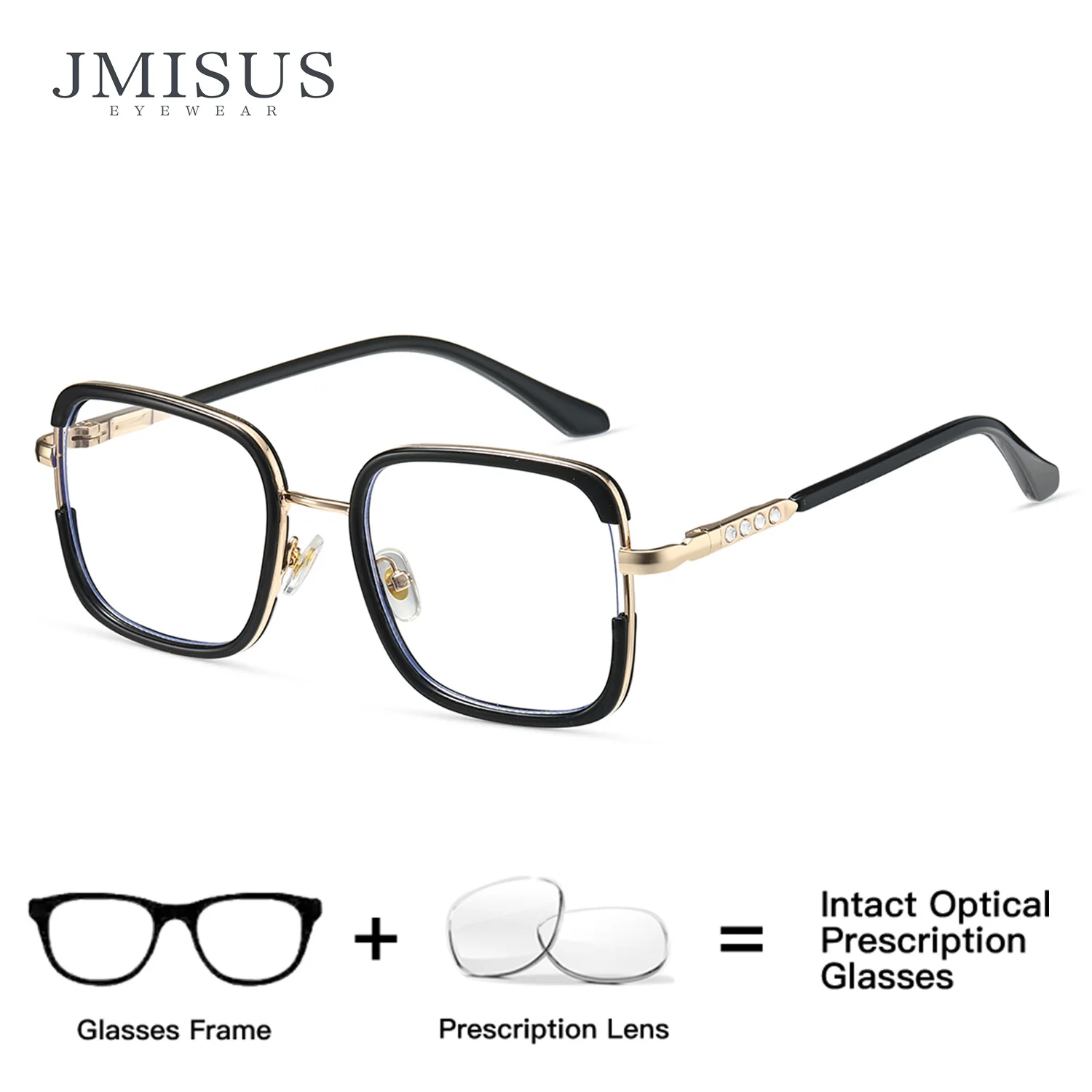JMISUS Fashion Square Progressive Multifocal Lenses Anti-Blue Ray Geometric Prescription Eyeglasses
JMISUS Fashion Square Progressive Multifocal Lenses Anti-Blue Ray Geometric Prescription Eyeglasses