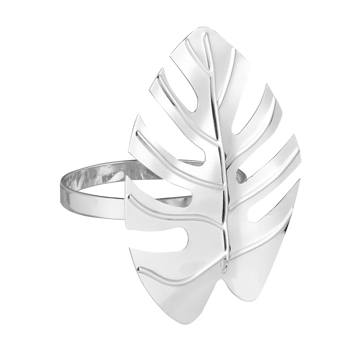 6pcs Napkin Ring Monstera Leaf Design Alloy Dinner Party Napkin Holder For Wedding Banquet Hawaii Theme Events Kitchen Bar
6pcs Napkin Ring Monstera Leaf Design Alloy Dinner Party Napkin Holder For Wedding Banquet Hawaii Theme Events Kitchen Bar