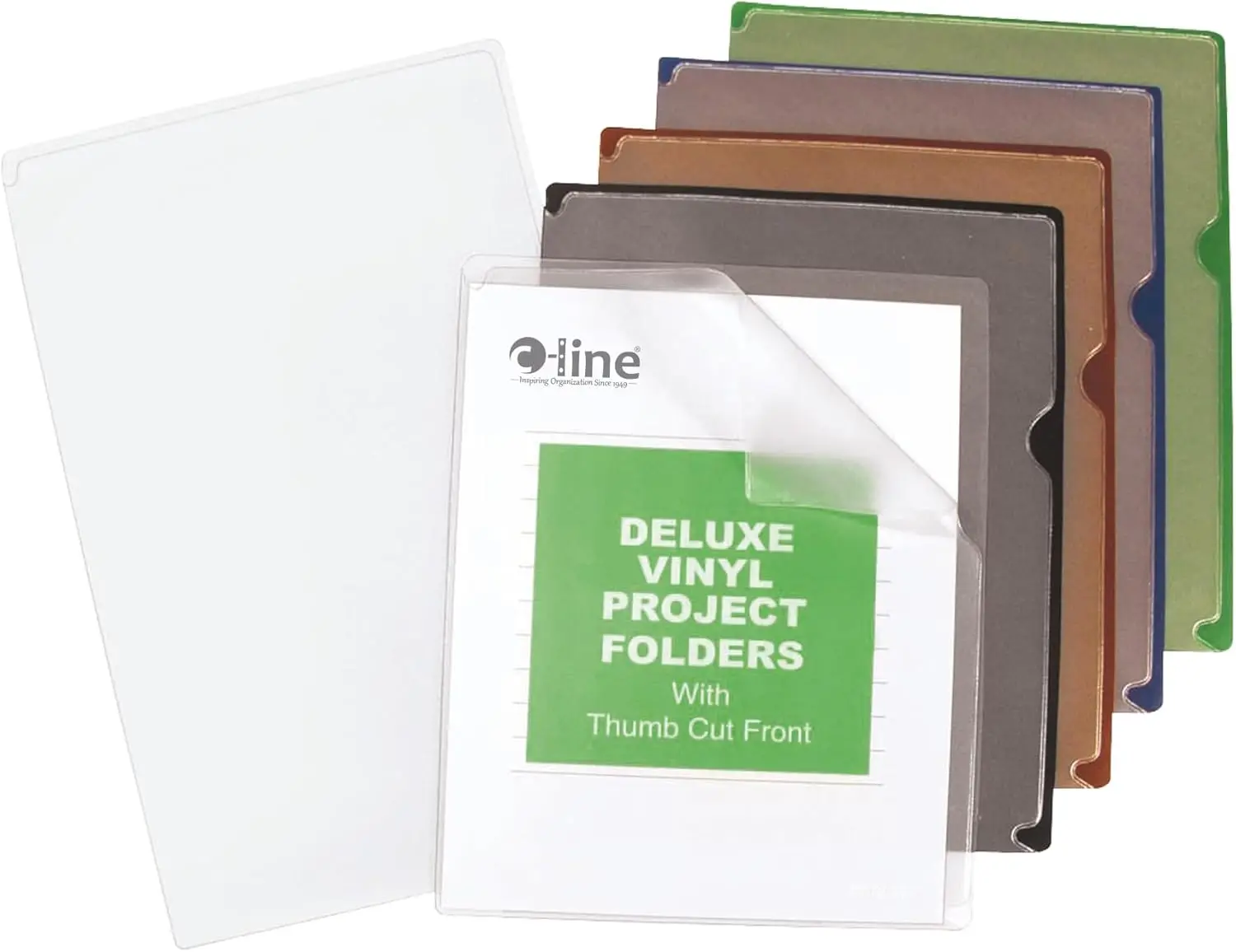 Super Heavyweight Vinyl Project Folders, Letter Size, Colored Backs, 35 Pack
Super Heavyweight Vinyl Project Folders, Letter Size, Colored Backs, 35 Pack