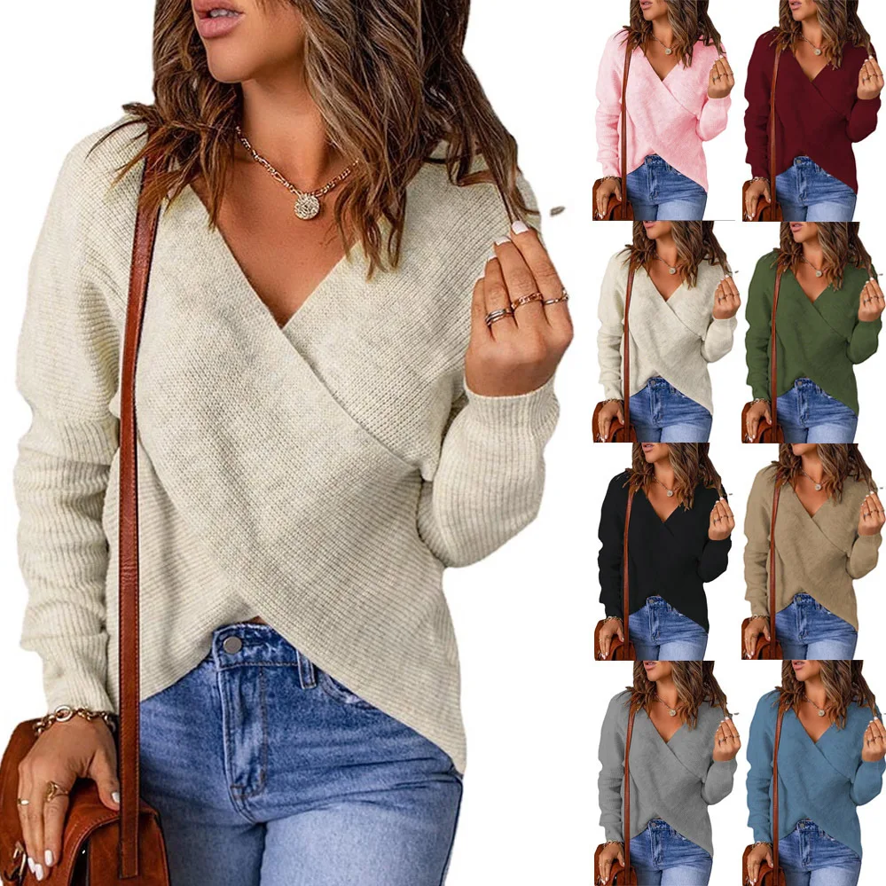 Women's Long Sve V-Ne Pullover Sweater Comfortable Knitted Faionable Summer Regular Thin Acrylic Blend
Women's Long Sve V-Ne Pullover Sweater Comfortable Knitted Faionable Summer Regular Thin Acrylic Blend