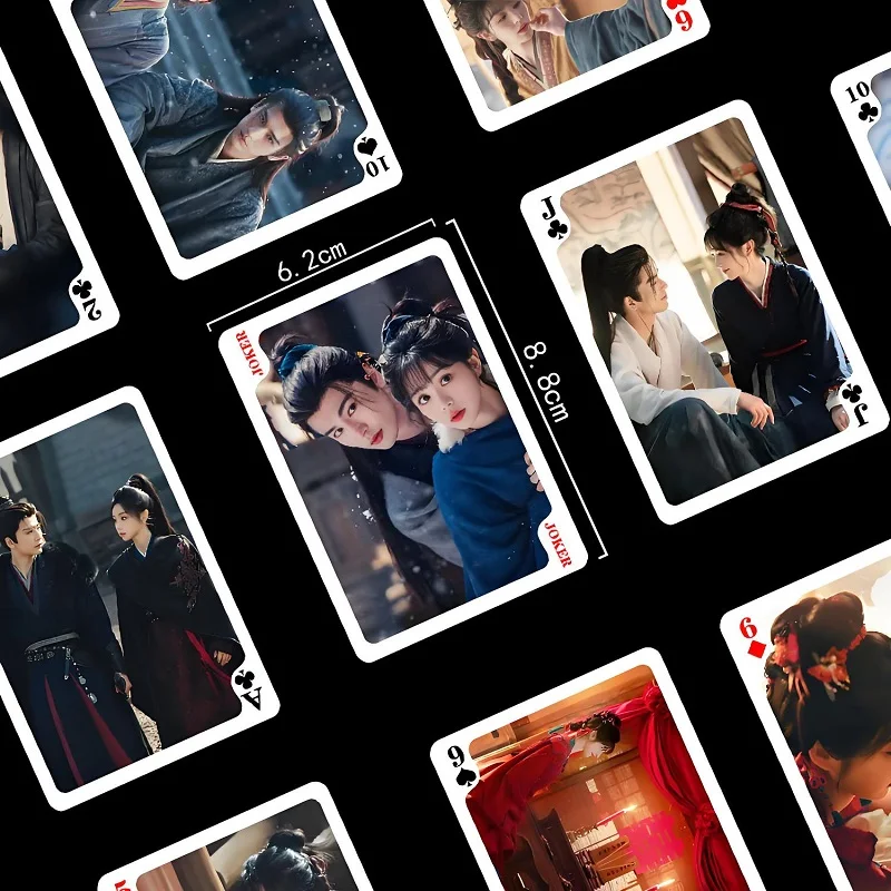 54PCS Drama Pursuit of Jade Collectible Poker Cards Set - Tian Xiwei & Zhang Linghe CP Playing Cards for Fans Collection
54PCS Drama Pursuit of Jade Collectible Poker Cards Set - Tian Xiwei & Zhang Linghe CP Playing Cards for Fans Collection