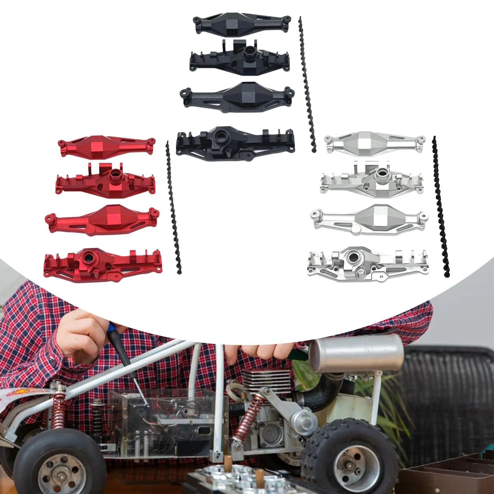 1:12 Front and Rear Axle Housing Easy to Install Professional DIY Axle Shell RC RC Spare Parts Replacement for H12Y Parts Truck
1:12 Front and Rear Axle Housing Easy to Install Professional DIY Axle Shell RC RC Spare Parts Replacement for H12Y Parts Truck