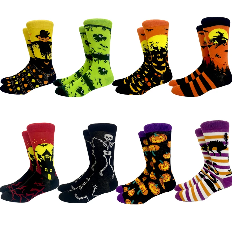 2023 New Winter Men Women Long Halloween Socks Cartoon Pumpkin Bat Scarecrow Skeleton Socks Fashion Harajuku Cosplay Funny Socks
2023 New Winter Men Women Long Halloween Socks Cartoon Pumpkin Bat Scarecrow Skeleton Socks Fashion Harajuku Cosplay Funny Socks