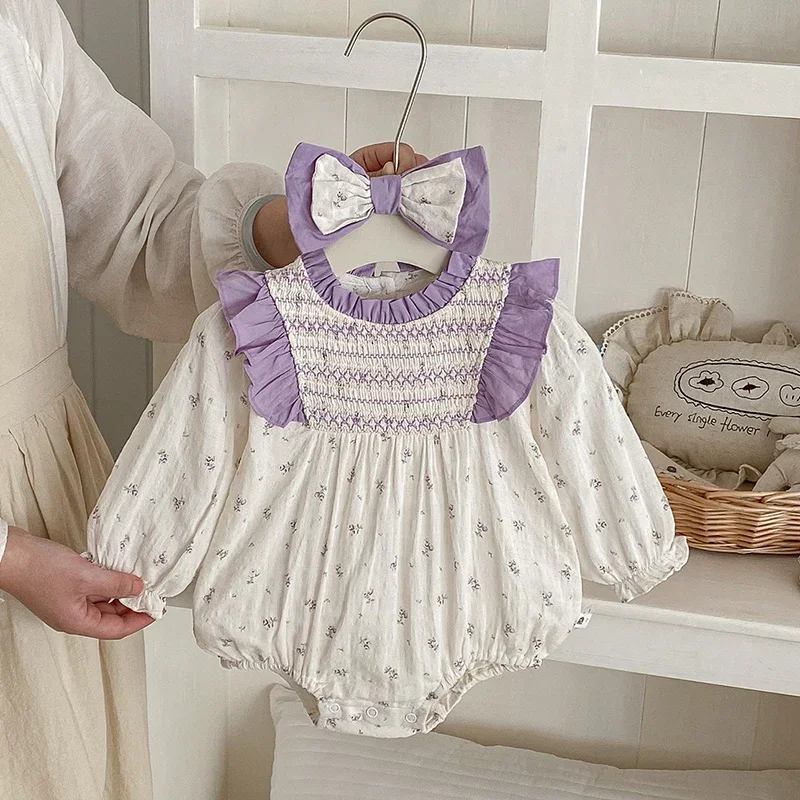 Новый весенний комбинезон для девочек 2026 года, с длинным рукавом, из хлопка, с принтом, для младенцев 0-24 месяца, детская одежда
Новый весенний комбинезон для девочек 2026 года, с длинным рукавом, из хлопка, с принтом, для младенцев 0-24 месяца, детская одежда