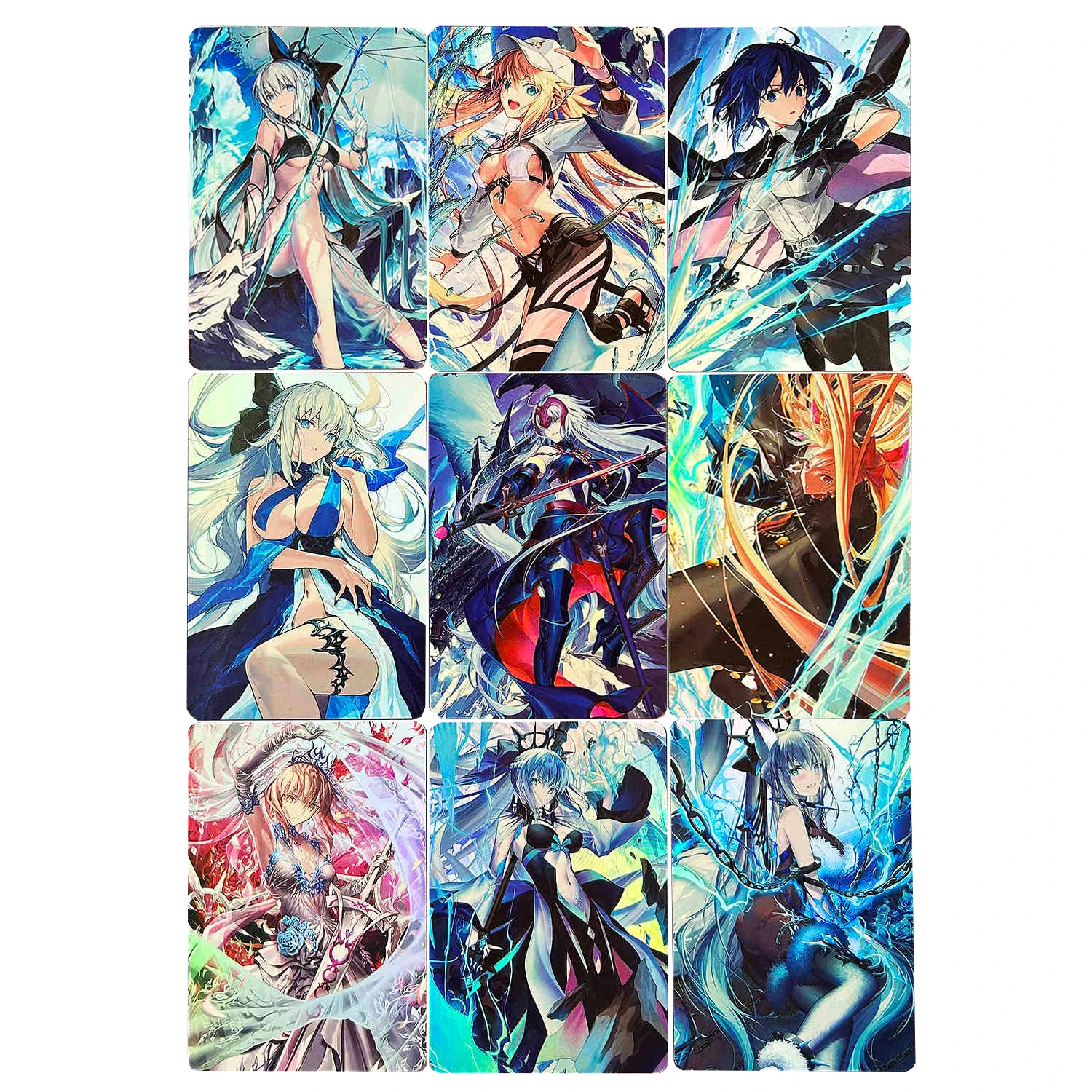 9Pcs/set Diy 6Th Edition Fate/grand Order Mash Kyrielight Collection Card Refraction Color Flash Game Anime Card Gift Toys
9Pcs/set Diy 6Th Edition Fate/grand Order Mash Kyrielight Collection Card Refraction Color Flash Game Anime Card Gift Toys