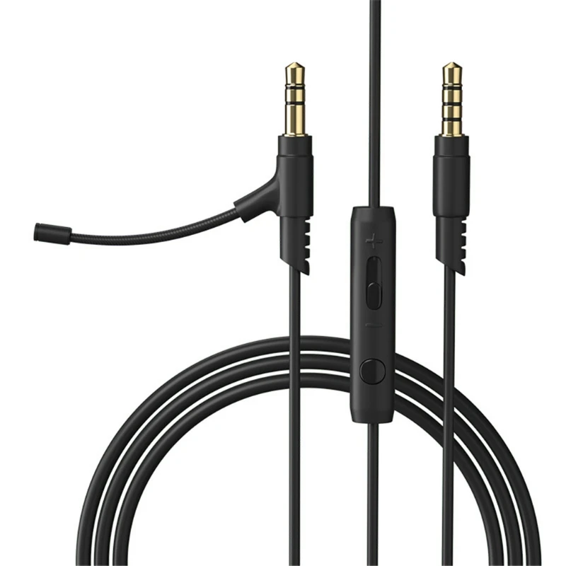 Gaming Headset Cable with Volume Control Laptop 3. 5mm Plug Microphone Cable Replacement Long Headphone Cable Extension
Gaming Headset Cable with Volume Control Laptop 3. 5mm Plug Microphone Cable Replacement Long Headphone Cable Extension