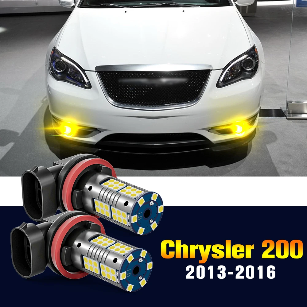 2pcs LED Fog Light Bulb Lamp For Chrysler 200 2013-2016 2014 2015 Accessories
2pcs LED Fog Light Bulb Lamp For Chrysler 200 2013-2016 2014 2015 Accessories