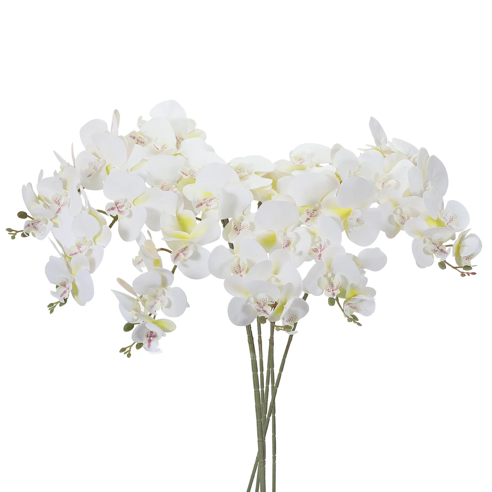 6pcs Artificial Orchid Stems 41" 9 Heads Faux Phalaenopsis Flowers Real Touch Fake Orchid Flower Branch for Vase Home Wedding
6pcs Artificial Orchid Stems 41" 9 Heads Faux Phalaenopsis Flowers Real Touch Fake Orchid Flower Branch for Vase Home Wedding