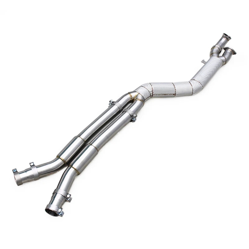 YD Equal Length Mid Pipe With Resonator For BMW M3/M4 G80/G82 S58 3.0T 2021-2024 Stainless Steel Exhaust Pipe With Heat Shield
YD Equal Length Mid Pipe With Resonator For BMW M3/M4 G80/G82 S58 3.0T 2021-2024 Stainless Steel Exhaust Pipe With Heat Shield