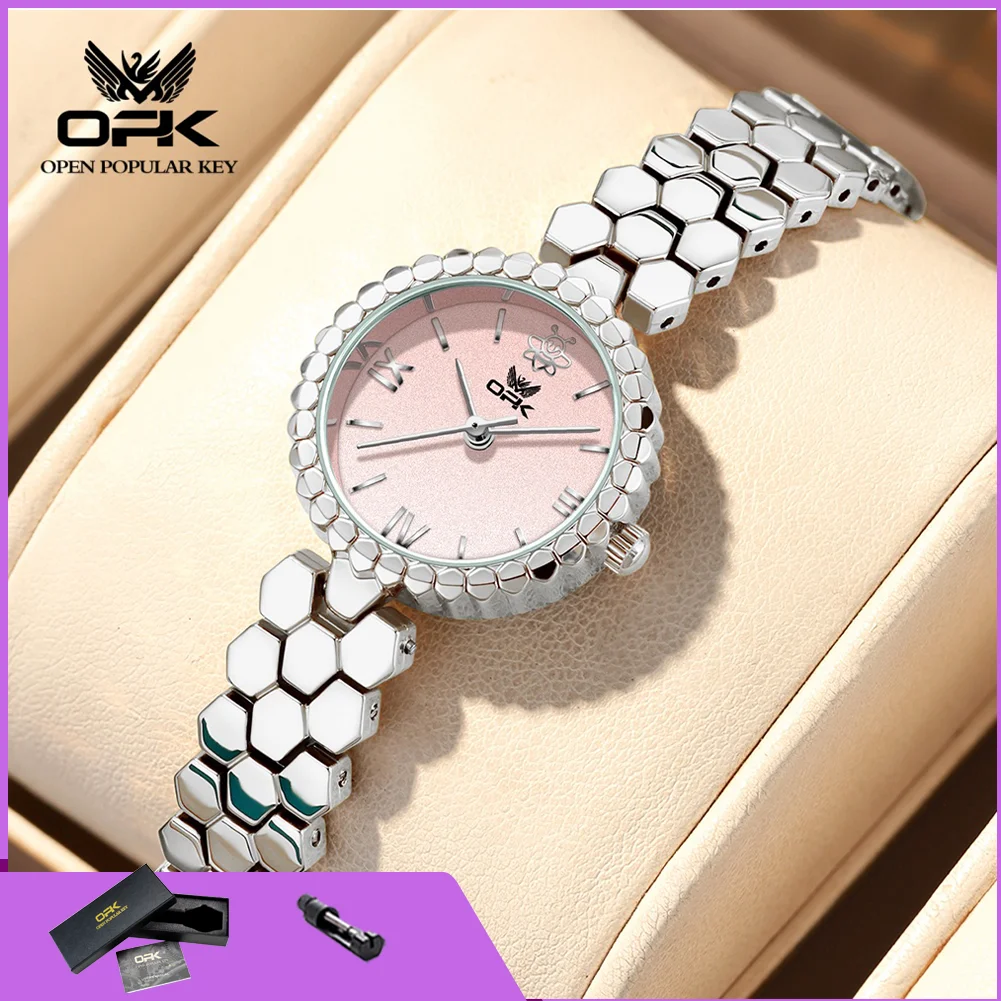 OPK 6079 Women's Watches Ladies Fashion Casual Wristwatch Elegant Bracelet Waterproof Quartz Movement Gift Watch for Women 2026
OPK 6079 Women's Watches Ladies Fashion Casual Wristwatch Elegant Bracelet Waterproof Quartz Movement Gift Watch for Women 2026
