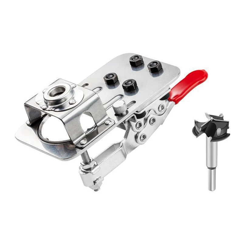 Woodworking Hole Drilling Guide Locator 35Mm Hinge Boring Jig With Fixture Hole Opener Template Door Cabinets Easy To Use
Woodworking Hole Drilling Guide Locator 35Mm Hinge Boring Jig With Fixture Hole Opener Template Door Cabinets Easy To Use