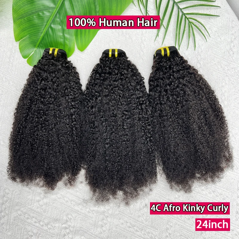4C Afro Kinky Curly Human Hair Bundles 100% Unprocessed Raw Virgin Hair Extensions 4B 4C Curly Weave Double Weft Natural Color
4C Afro Kinky Curly Human Hair Bundles 100% Unprocessed Raw Virgin Hair Extensions 4B 4C Curly Weave Double Weft Natural Color