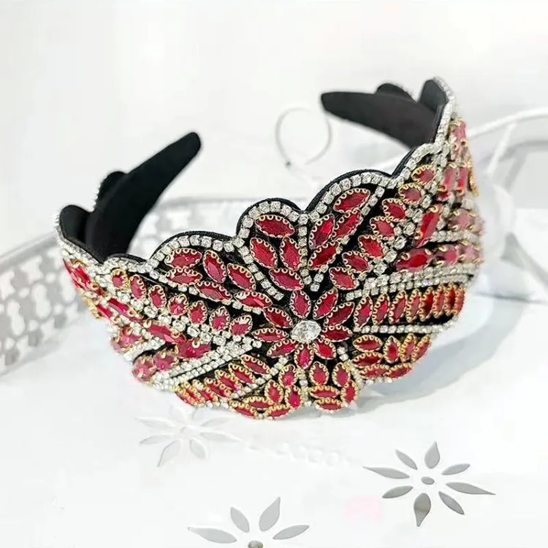Hair Accessories Marquise Rhinestone Headband for Women Wide Edge Crystal Headband Baroque Inlaid Diamond Classical Hair Clip
Hair Accessories Marquise Rhinestone Headband for Women Wide Edge Crystal Headband Baroque Inlaid Diamond Classical Hair Clip