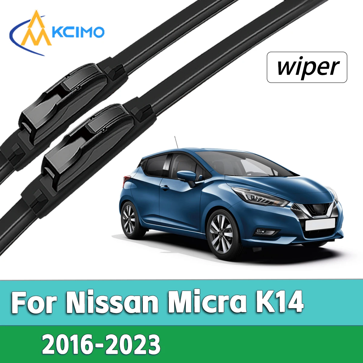 Vehicle Front Wiper Blades For Nissan Micra K14 2016-2023 Front Windshield Wiper Soft Rubber Frameless
Vehicle Front Wiper Blades For Nissan Micra K14 2016-2023 Front Windshield Wiper Soft Rubber Frameless