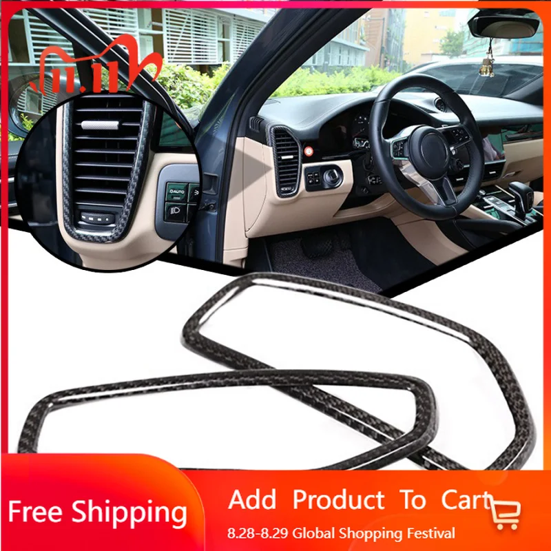 Внутренние наклейки для Porsche Cayenne 2018 2019 2020 Wooeight 2x из настоящего углеродного волокна, приборная панель, боковая розетка для кондиционера AC Ven
Внутренние наклейки для Porsche Cayenne 2018 2019 2020 Wooeight 2x из настоящего углеродного волокна, приборная панель, боковая розетка для кондиционера AC Ven