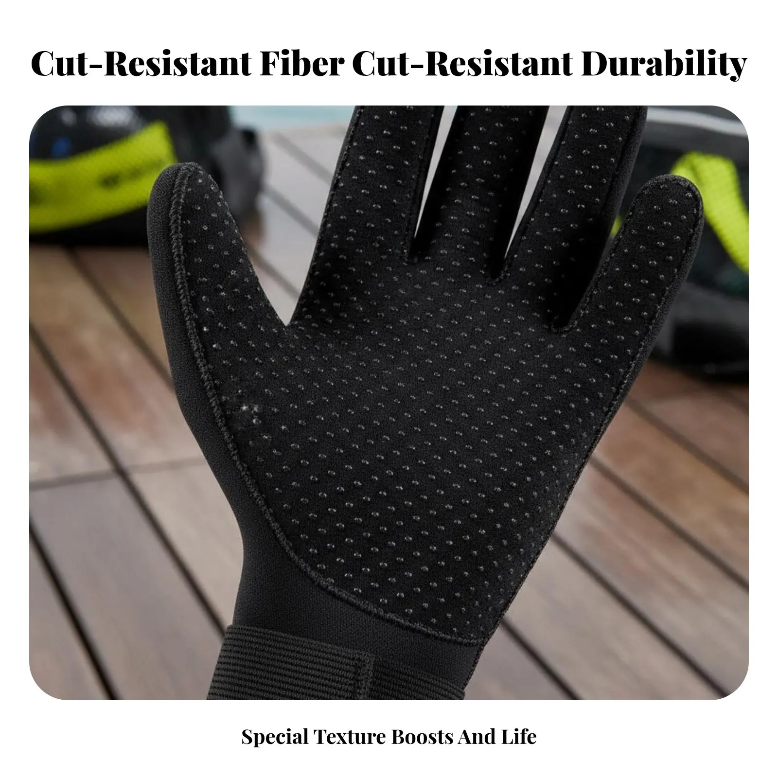 Aramid Fiber Diving Gloves Anti-Slip Grip Cut Resistant Water Gloves Flexible Adjustable Strap for Snorkelers
Aramid Fiber Diving Gloves Anti-Slip Grip Cut Resistant Water Gloves Flexible Adjustable Strap for Snorkelers