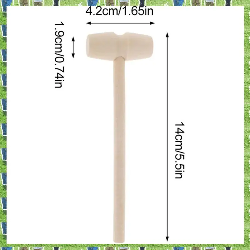 FTS 30Pcs Mini Wooden Hammer For Lobster Crab And Other Shellfish,Solid Wood Mini Mallet Knocking Planet Cake Wooden Hammer
FTS 30Pcs Mini Wooden Hammer For Lobster Crab And Other Shellfish,Solid Wood Mini Mallet Knocking Planet Cake Wooden Hammer