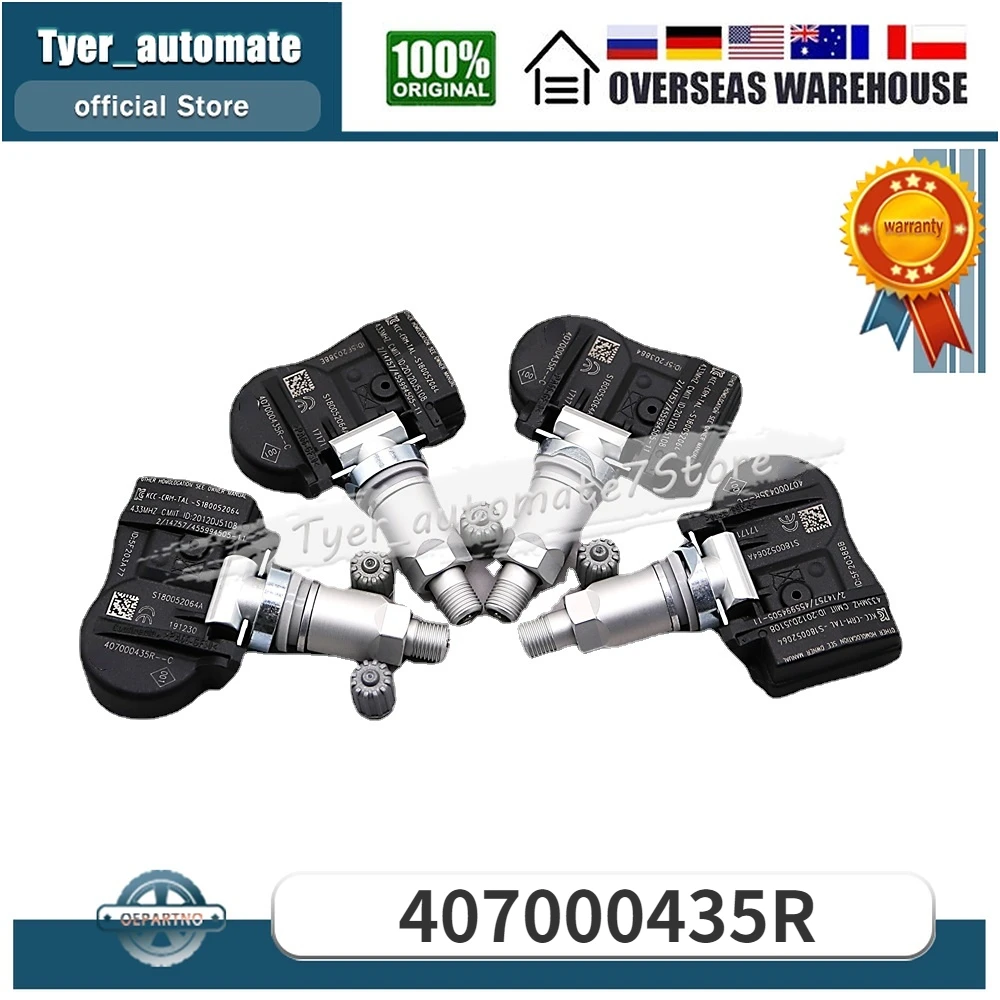 Для Renault Fluence Laguna Latitude Megane Van Scenic Zoe система контроля давления в шинах датчик 433 МГц 407000435R
Для Renault Fluence Laguna Latitude Megane Van Scenic Zoe система контроля давления в шинах датчик 433 МГц 407000435R