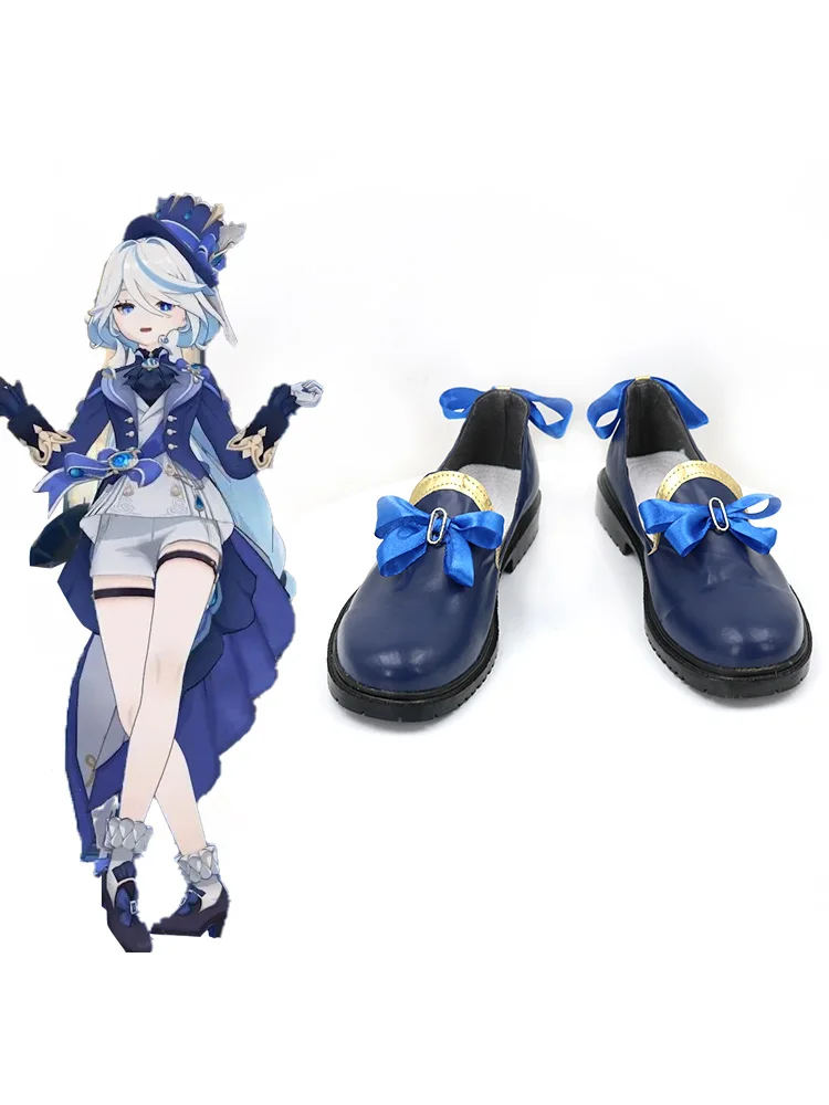 Обувь для косплея Genshin Impact Furina, женские и мужские ботинки для Хэллоуина, костюмы Blue Game, аниме ботинки
Обувь для косплея Genshin Impact Furina, женские и мужские ботинки для Хэллоуина, костюмы Blue Game, аниме ботинки