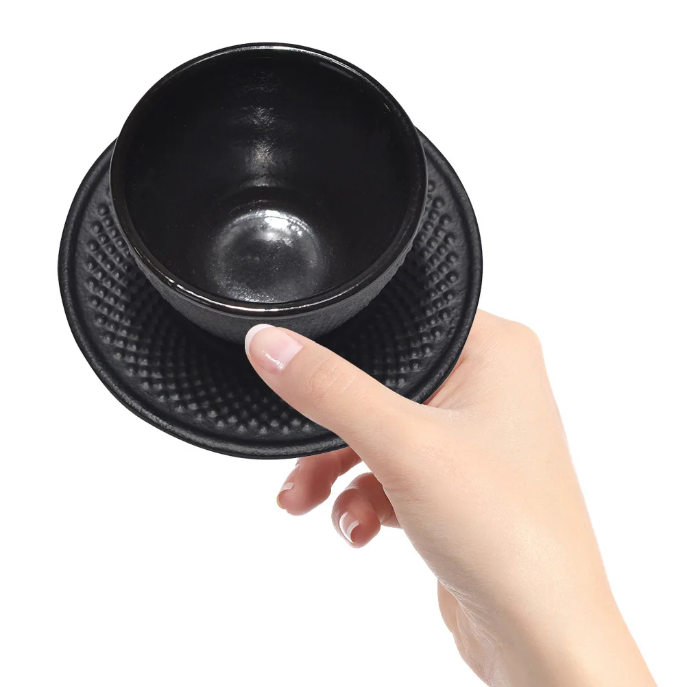 1Set Iron Tea Cup with Saucer Set Smooth Interior Rust Resistant Cast Iron Teaware for Home Office Tearoom Daily Tea Drinking
1Set Iron Tea Cup with Saucer Set Smooth Interior Rust Resistant Cast Iron Teaware for Home Office Tearoom Daily Tea Drinking