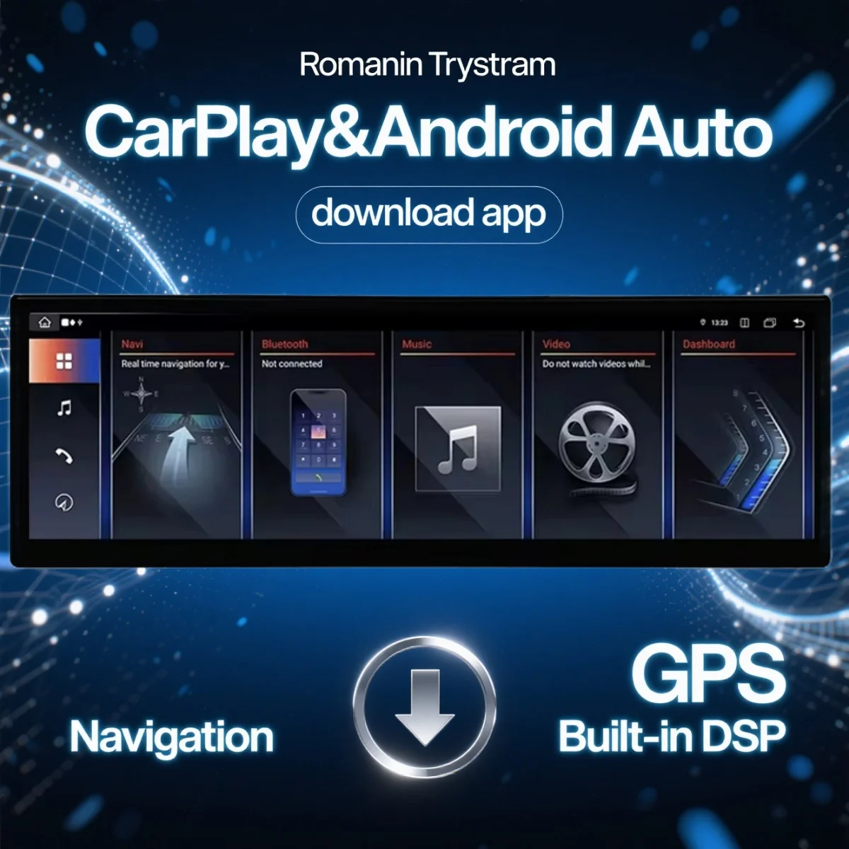 14.9-inch car radio GPS navigation Android system supports CarPlay touch screen suitable for BMW X1 E84 (2009-2015 models)
14.9-inch car radio GPS navigation Android system supports CarPlay touch screen suitable for BMW X1 E84 (2009-2015 models)