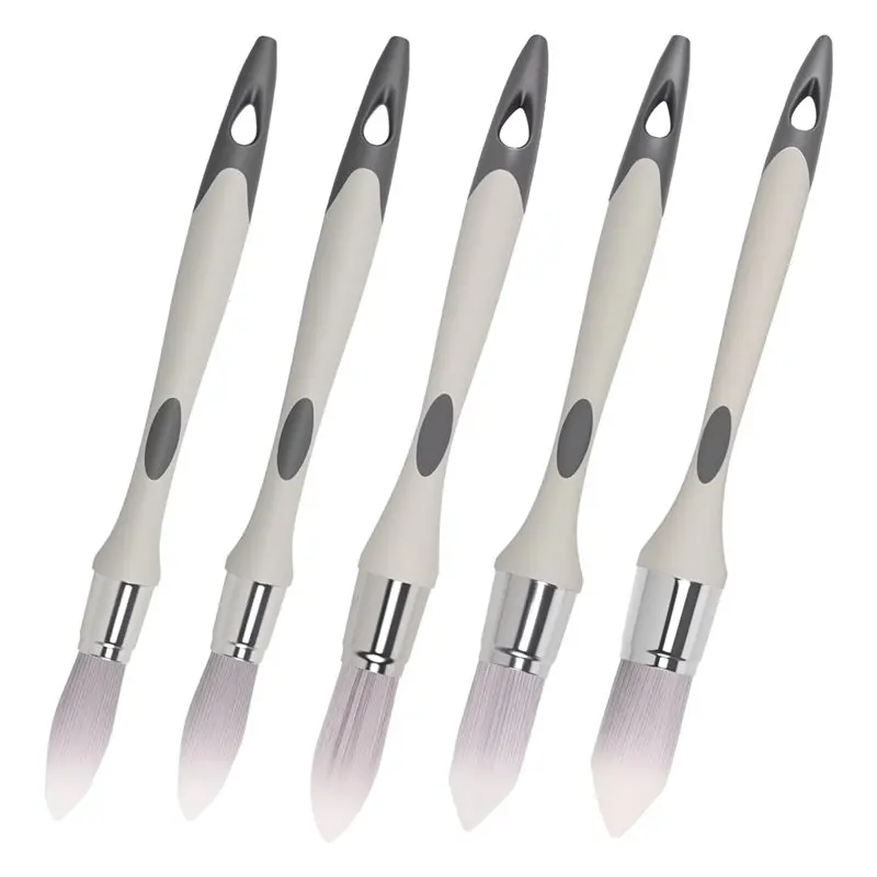 MAKE-5Pcs Paint Brush Set Handheld Round Paint Brush Tool For Wall Edging And Color Separation
MAKE-5Pcs Paint Brush Set Handheld Round Paint Brush Tool For Wall Edging And Color Separation
