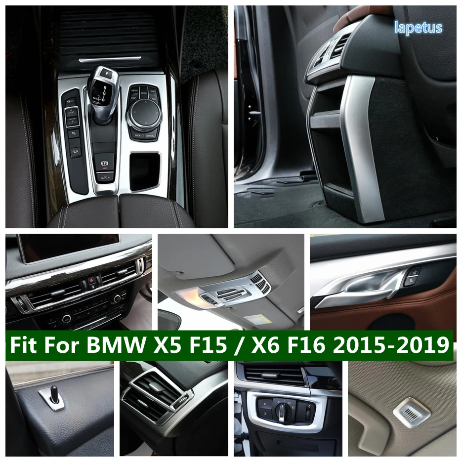 AC Vents / Gear Shift Box / Safety Belt / Window Lift / Microphone Cover Trim Matte Fit For BMW X5 F15 / X6 F16 2015 - 2019
AC Vents / Gear Shift Box / Safety Belt / Window Lift / Microphone Cover Trim Matte Fit For BMW X5 F15 / X6 F16 2015 - 2019
