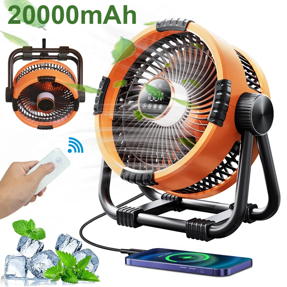 Multifunctional Outdoor Camping Fan Light 20000mAh Rechargeable Ceiling Fan with 3-speed Night Light and Power Bank Portable Fan
Multifunctional Outdoor Camping Fan Light 20000mAh Rechargeable Ceiling Fan with 3-speed Night Light and Power Bank Portable Fan