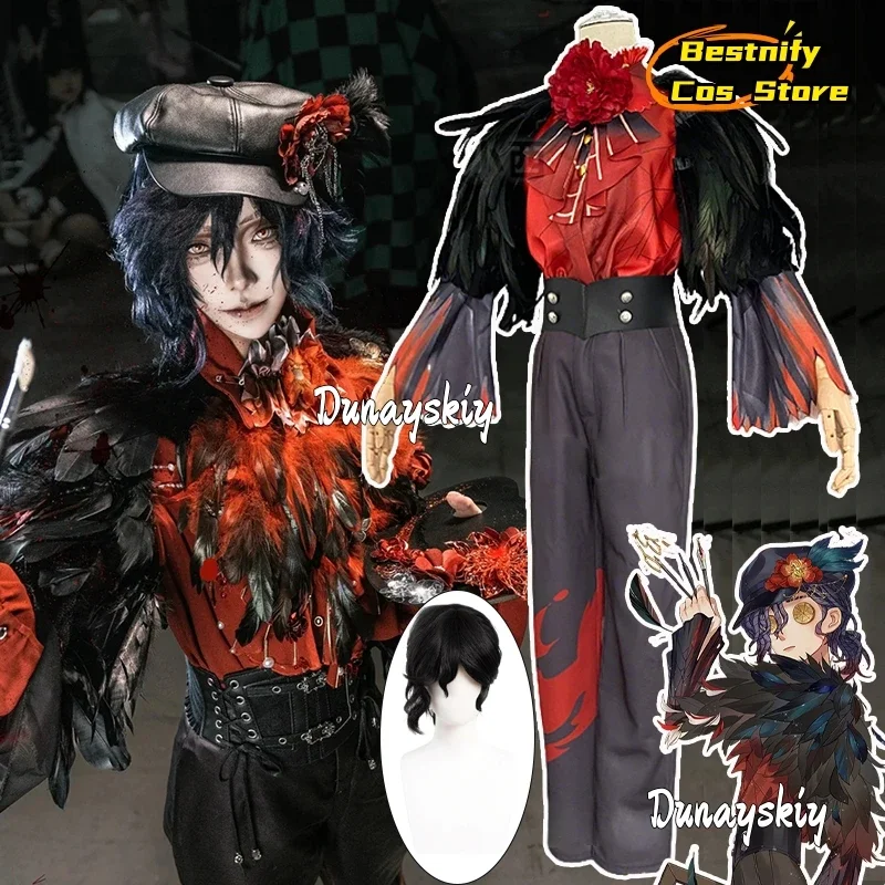 CosplayIdentity V Эдгар Вальден Художник Многоцветная печать Косплей Костюм Преувеличенный костюм с перьями Набор шляп Ролевая игра Парик Обувь
CosplayIdentity V Эдгар Вальден Художник Многоцветная печать Косплей Костюм Преувеличенный костюм с перьями Набор шляп Ролевая игра Парик Обувь