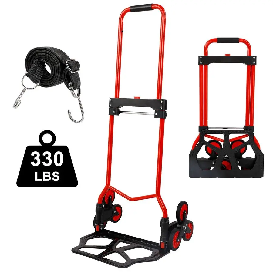 6-колесная тележка для подъема по лестнице, емкость 180 фунтов, телескопическая ручка усилителя, банджи-шнур, портативная ручная тележка для лестниц, движущийся усилитель Delive
6-колесная тележка для подъема по лестнице, емкость 180 фунтов, телескопическая ручка усилителя, банджи-шнур, портативная ручная тележка для лестниц, движущийся усилитель Delive
