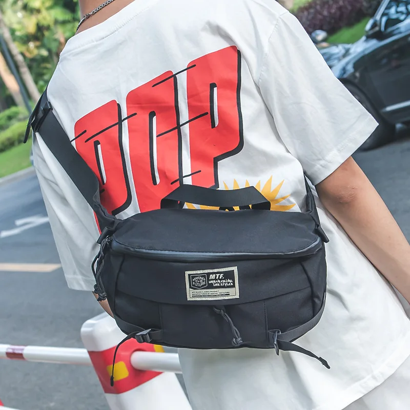 Street Fashion Men's Chest Bag Shoulder Bag Crossbody Backpack Korean Messenger Bag Leisure Sports Riding Bag
Street Fashion Men's Chest Bag Shoulder Bag Crossbody Backpack Korean Messenger Bag Leisure Sports Riding Bag