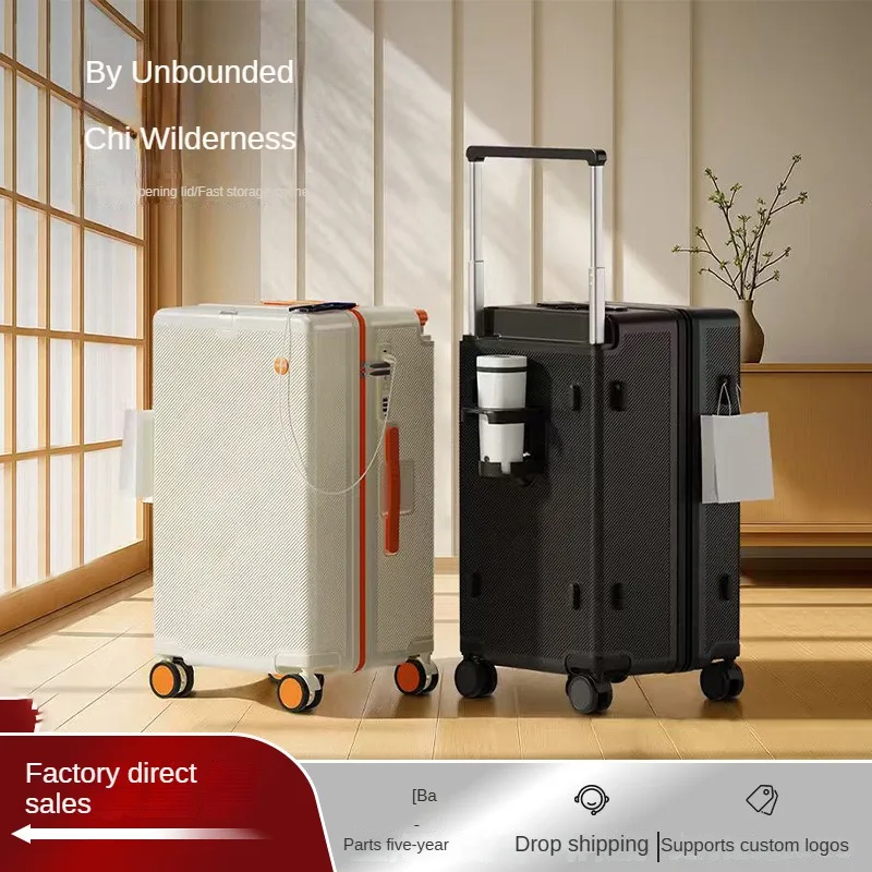 New Wide Handle Luggage 20 inch Carry-on Suitcase 22-28 inch 3:7 Split Large Capacity Travel Suitcase with Cup Holder
New Wide Handle Luggage 20 inch Carry-on Suitcase 22-28 inch 3:7 Split Large Capacity Travel Suitcase with Cup Holder