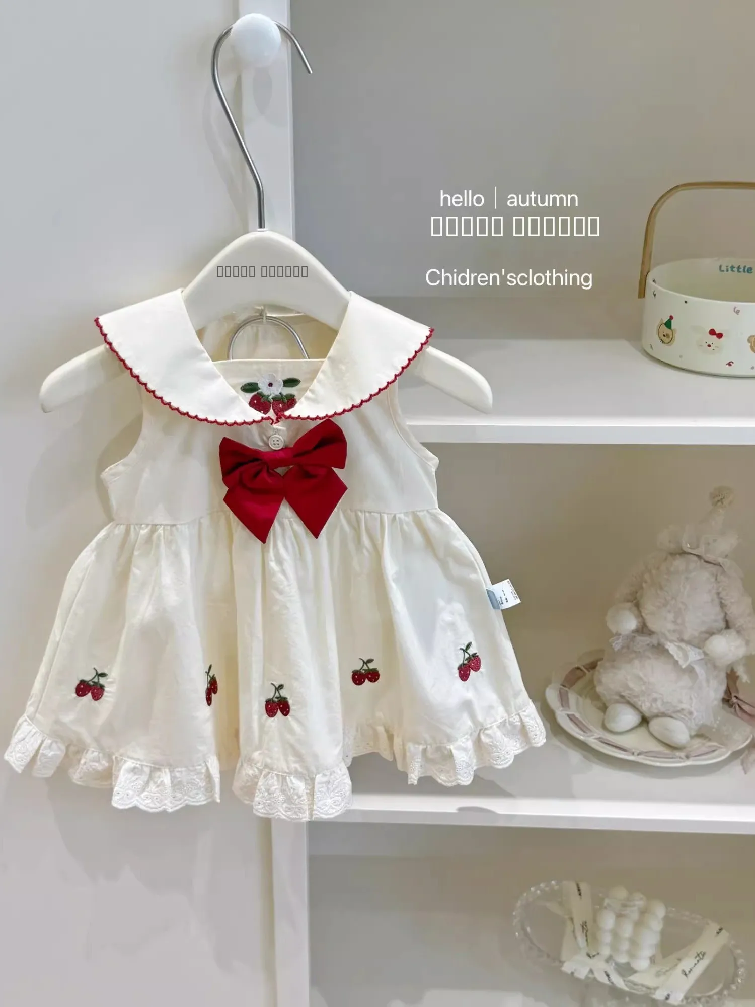 Summer New Princ Dr for Girls Forest System Doll Collar Knot Baby Girl Clothes Korean Sle Silk Straight Tube
Summer New Princ Dr for Girls Forest System Doll Collar Knot Baby Girl Clothes Korean Sle Silk Straight Tube