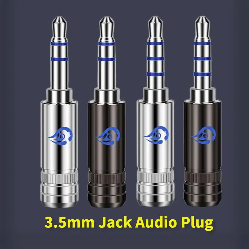 Audio Jacks Plug 3.5 mm 1/8 Jack Speaker Terminal 3 4 Pole 3.5mm Connector Rhodium Beryllium Copper Consumer Electronics Parts
Audio Jacks Plug 3.5 mm 1/8 Jack Speaker Terminal 3 4 Pole 3.5mm Connector Rhodium Beryllium Copper Consumer Electronics Parts