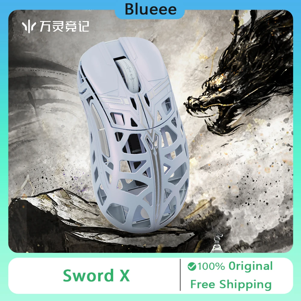 WLmouse Sword X Collaboration Wireless Mouse Dual Mode PAW3950HS Sensor Lightweight Magnesium Alloy Gaming Mouse Gifts
WLmouse Sword X Collaboration Wireless Mouse Dual Mode PAW3950HS Sensor Lightweight Magnesium Alloy Gaming Mouse Gifts