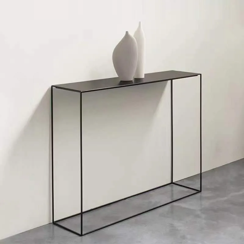 Nordic Floor-standing Iron Art Porch Table Simple Wall-mounted Booth Porch Table Sofa Rear Shelf Mesa Living Room Furniture
Nordic Floor-standing Iron Art Porch Table Simple Wall-mounted Booth Porch Table Sofa Rear Shelf Mesa Living Room Furniture