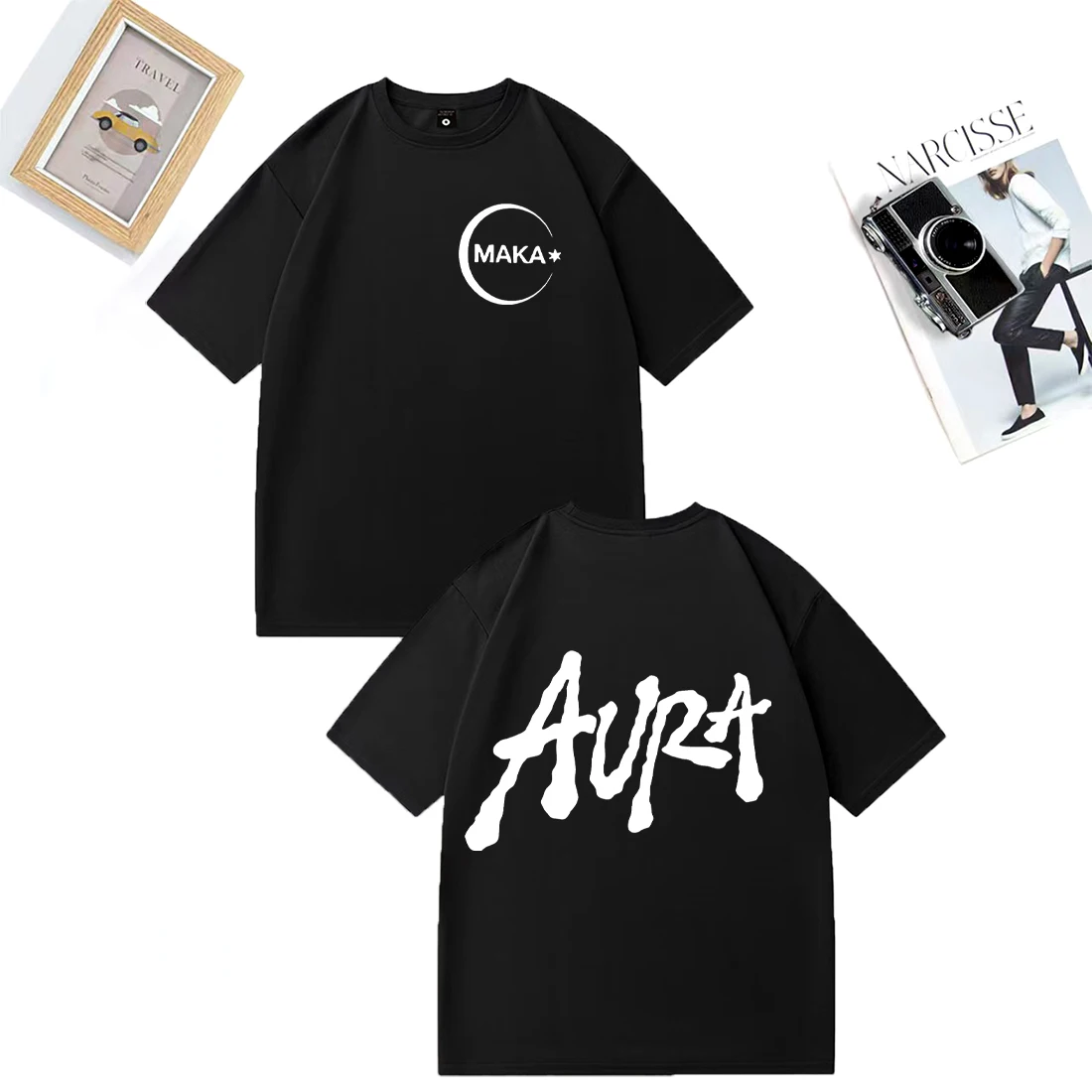 Rapper Maka Aura 2025 Tour Album Merch Graphics T Shirts Men Women Fashion Vintage T-shirt Cotton Short Sleeve TShirt Streetwear
Rapper Maka Aura 2025 Tour Album Merch Graphics T Shirts Men Women Fashion Vintage T-shirt Cotton Short Sleeve TShirt Streetwear