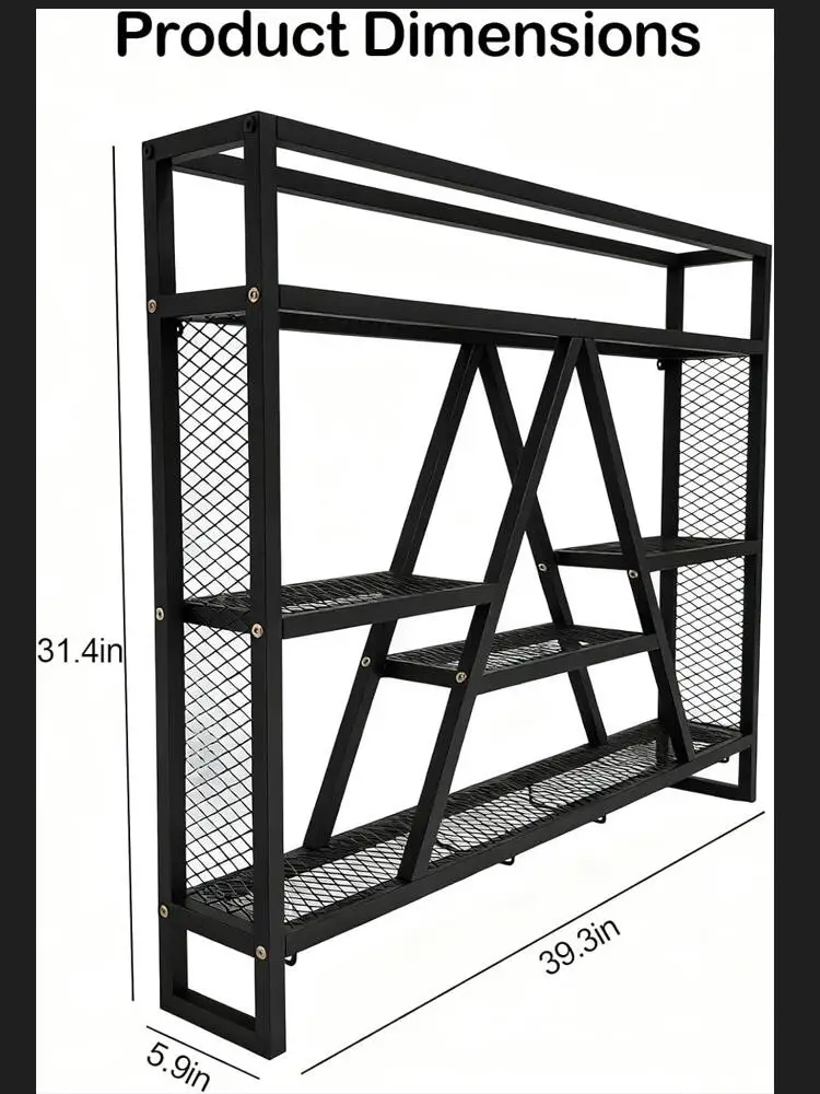 Bar Liquor Bottle Display Shelf Multi-Purpose Wine Glass Storage Bracket Large Capacity For Home Kitchen
Bar Liquor Bottle Display Shelf Multi-Purpose Wine Glass Storage Bracket Large Capacity For Home Kitchen