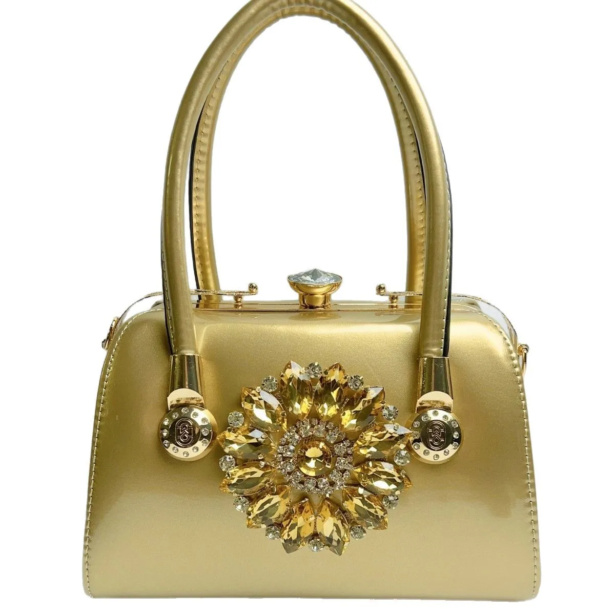 Handbag Dinner Bag Rhinestone Diamond-encrusted Sunflower Banquet Evening Women's Shoulder Messenger Bag Bolso De Diseñador Lujo
Handbag Dinner Bag Rhinestone Diamond-encrusted Sunflower Banquet Evening Women's Shoulder Messenger Bag Bolso De Diseñador Lujo