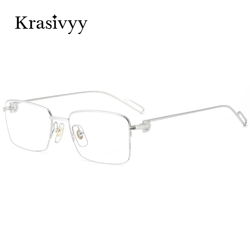 Krasivyy Square Pure Titanium Glasses Frame Men Ultralight Brand Prescription Eyeglasses Frames Women European Optical Eyewear
Krasivyy Square Pure Titanium Glasses Frame Men Ultralight Brand Prescription Eyeglasses Frames Women European Optical Eyewear