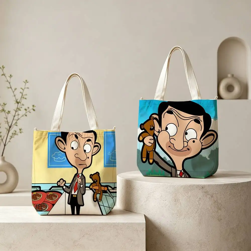 C-Classic M-Mr B-Bean Tote Bag for Women Reusable Shopping Tote Bag Zippered Shoulder Bags Print
C-Classic M-Mr B-Bean Tote Bag for Women Reusable Shopping Tote Bag Zippered Shoulder Bags Print