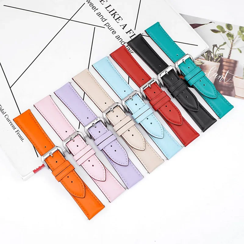22mm Genuine Leather Strap Stainless Steel Buckle Quick Release Cowhide Universal Replace Bracelet Watch Band for Men Women
22mm Genuine Leather Strap Stainless Steel Buckle Quick Release Cowhide Universal Replace Bracelet Watch Band for Men Women