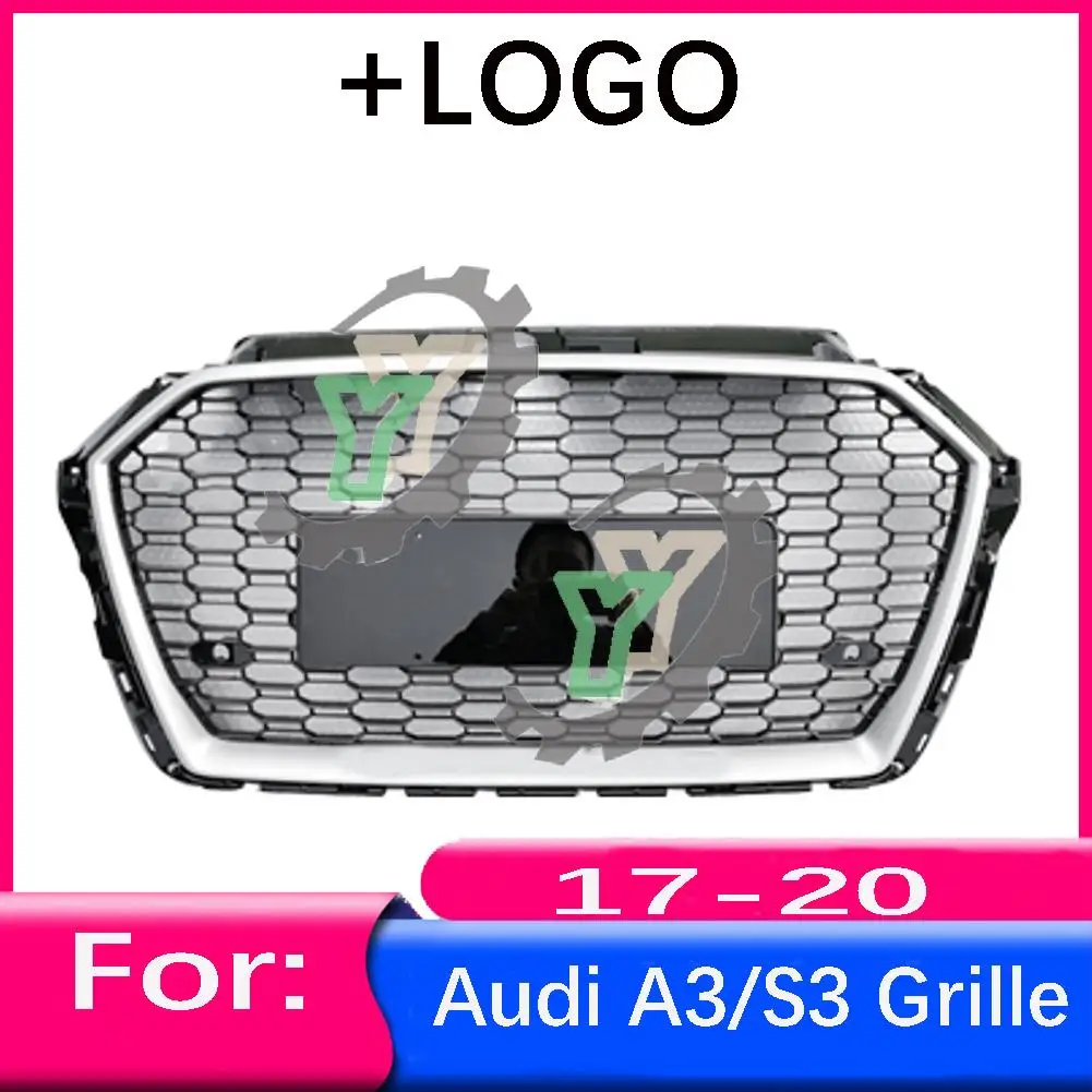 For Audi A3/S3 2017 2018 2019 2020 8V Car Front Bumper Grille Centre Panel Styling Upper Grill (Modify For RS3 style)
For Audi A3/S3 2017 2018 2019 2020 8V Car Front Bumper Grille Centre Panel Styling Upper Grill (Modify For RS3 style)