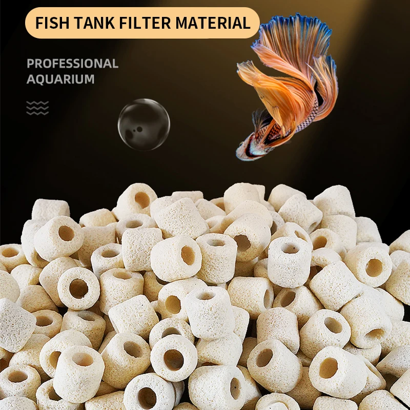 Aquarium Ceramic Biochemical Rings Bacteria House Fish Tank Bio Filter Media Aquarium Accessories For External Internal Filter
Aquarium Ceramic Biochemical Rings Bacteria House Fish Tank Bio Filter Media Aquarium Accessories For External Internal Filter