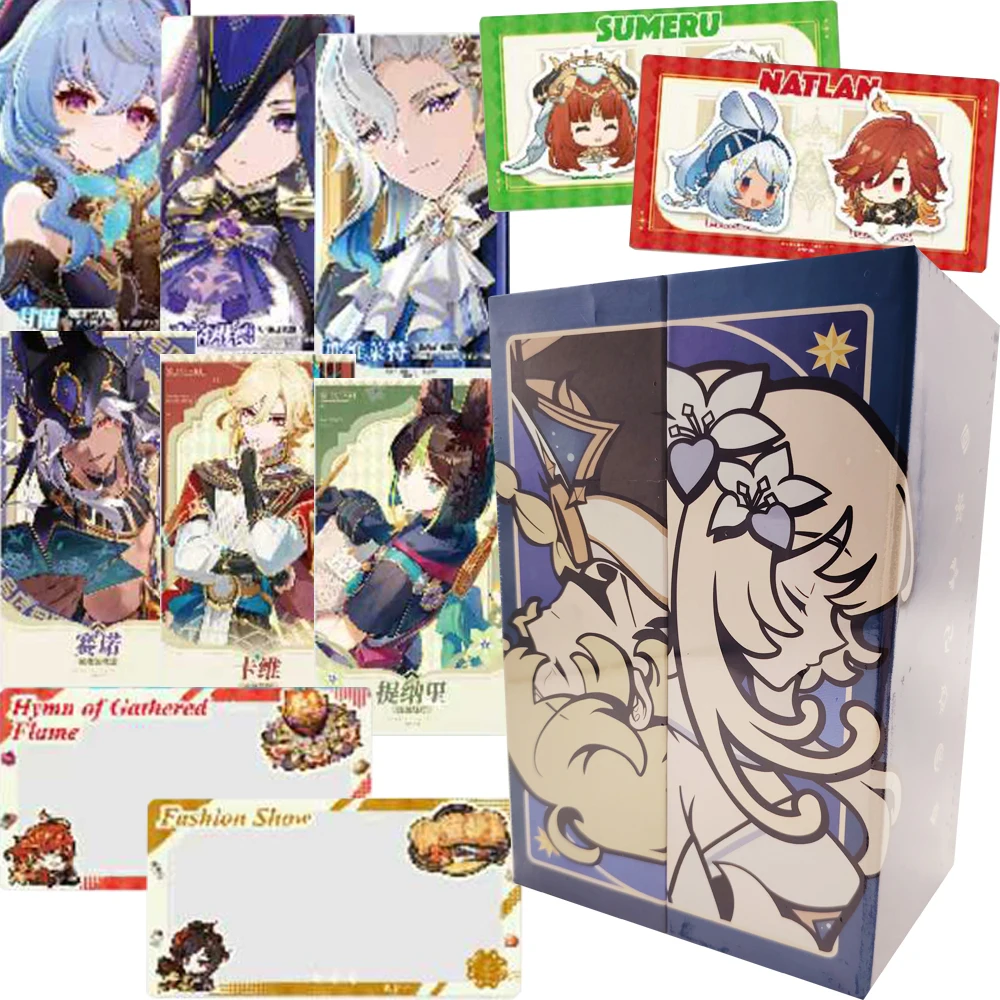Genshin Impact Collection Cards Furina Clorinde Fantasy Adventure 3D Game Characters Cool PV Comic Cards Children Hobbies Gifts
Genshin Impact Collection Cards Furina Clorinde Fantasy Adventure 3D Game Characters Cool PV Comic Cards Children Hobbies Gifts