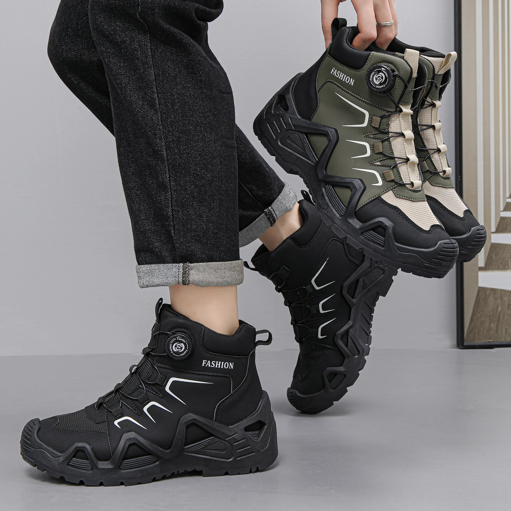 New fashion versatile shoes suitable for outdoor leisure sports hiking and mountaineering men's shoes
New fashion versatile shoes suitable for outdoor leisure sports hiking and mountaineering men's shoes